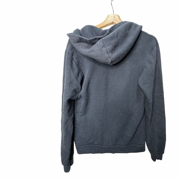 Aviator Nation Charcoal Zip-Up with Rainbow Stripes - Picture 9 of 9